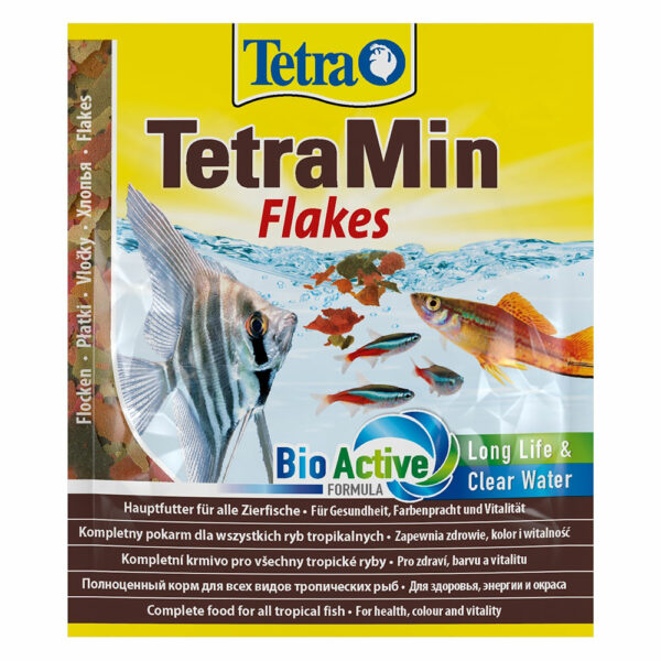 Фото TetraMin Flakes корм для всех видов тропических рыб, 12 г