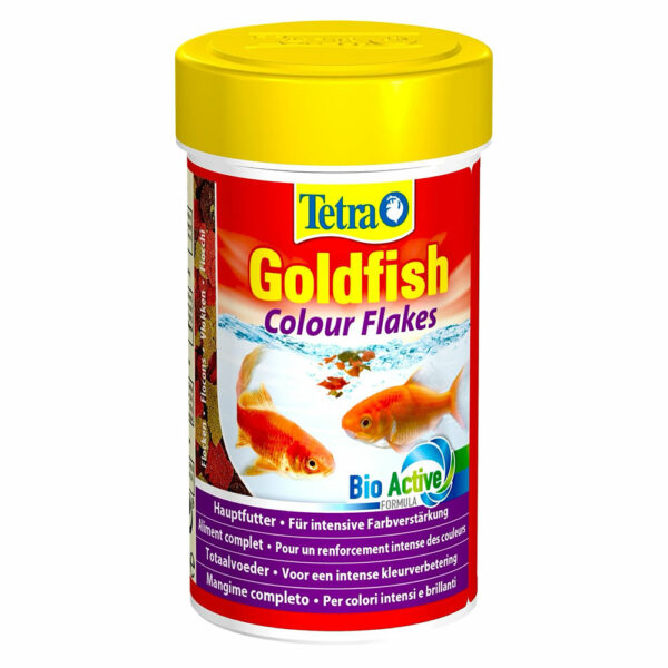 Фото Tetra Goldfish Colour Flakes корм для золотых рыбок, для усиления окраса, 100 мл/20 г