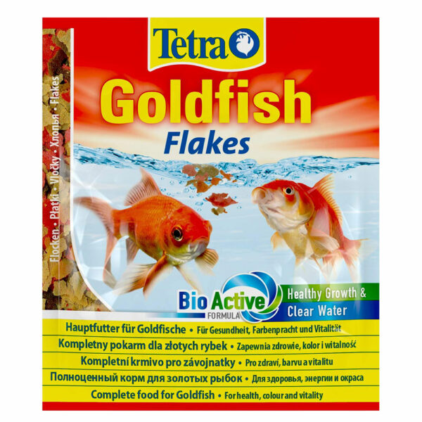 Фото Tetra Goldfish Flakes корм для золотых рыбок, 12 г