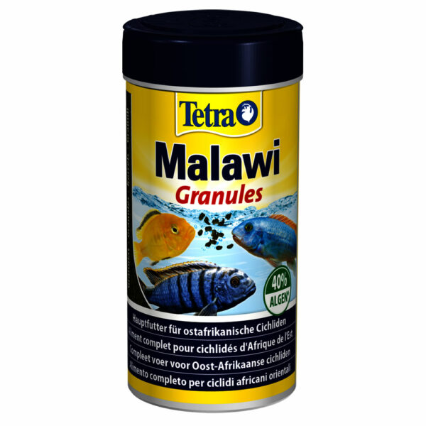Фото Tetra Malawi Granules корм для травоядных цихлид, 250 мл/93 г