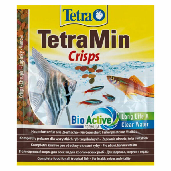 Фото TetraMin Crisps корм для всех видов тропических рыб, 12 г