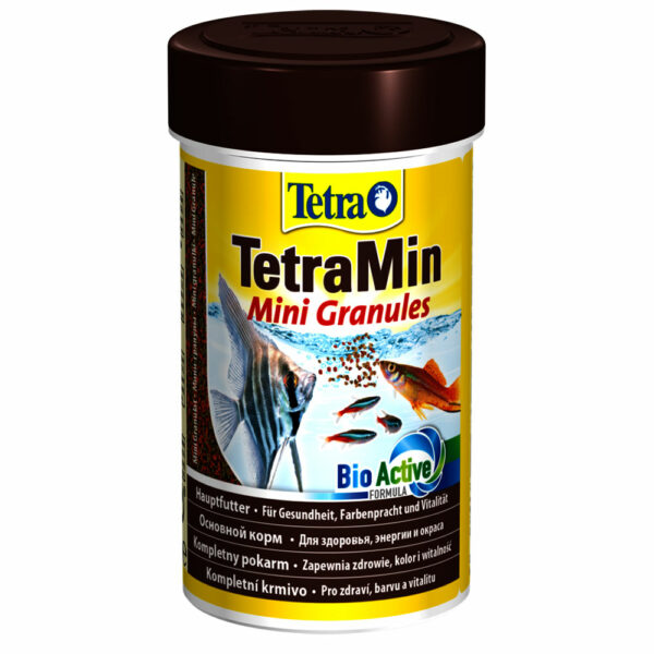 Фото TetraMin Mini Granules корм для для молоди и мелких рыб, 100 мл/45 г